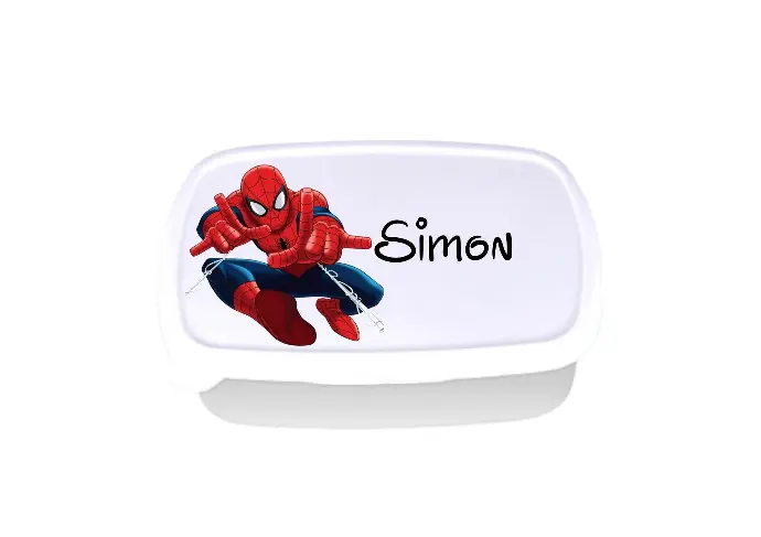 Boite à goûter Spiderman (Blanc)