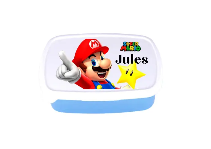 Boite à goûter Mario (Blanc)