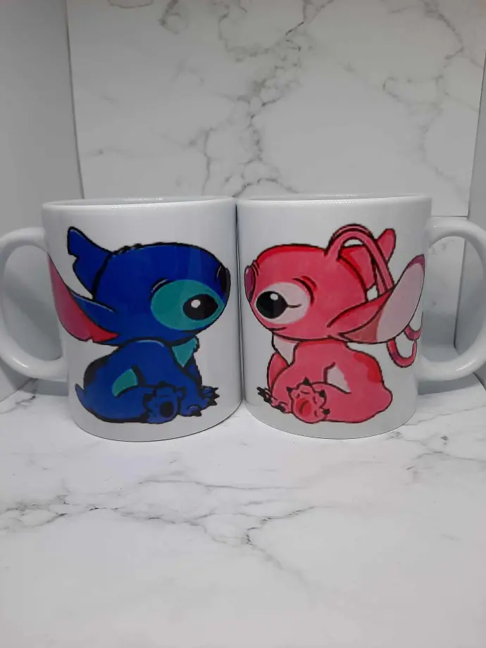 Mugs Stitch Couple (Stitch Bleu)